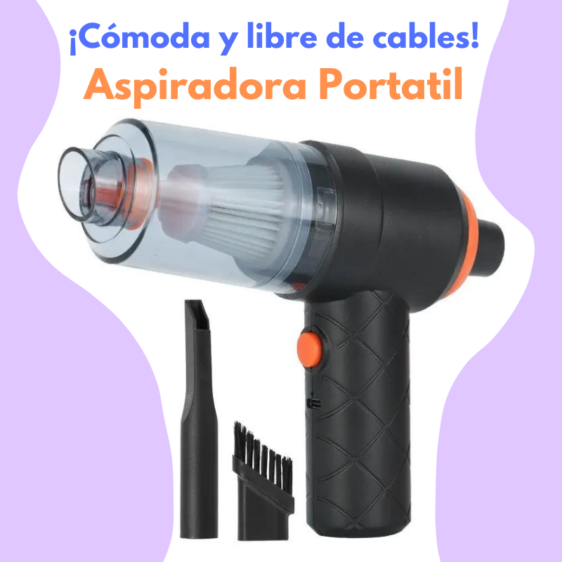 Cómoda Aspiradora Portatil ¡con Soplador!