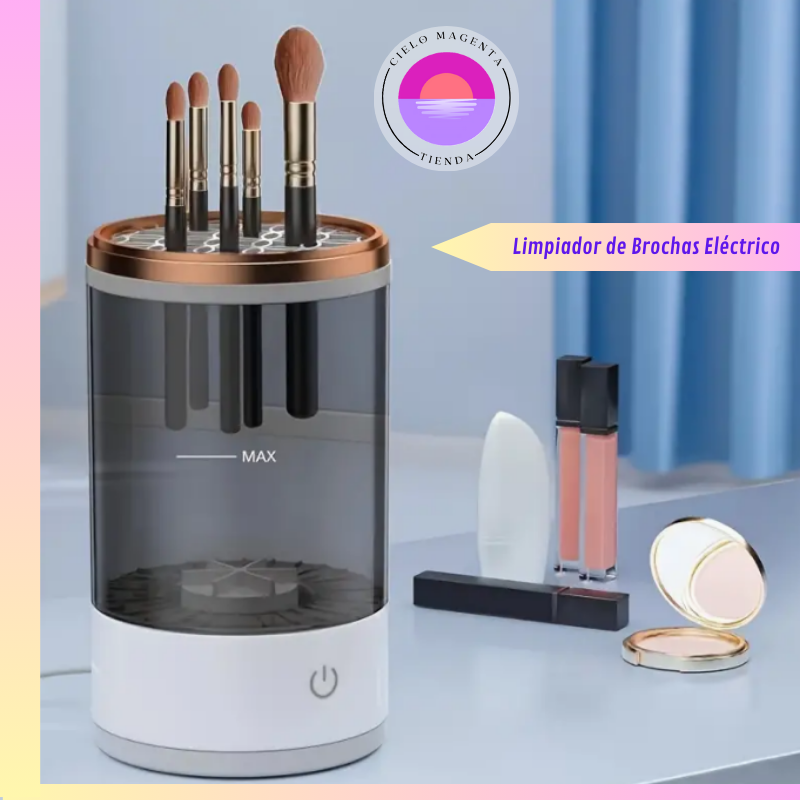 ✨ ¡Fabuloso Limpiador Eléctrico de Brochas! ✨