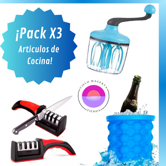 ✨¡Pack X3 Articulos de cocina que facilitarán tu vida!✨