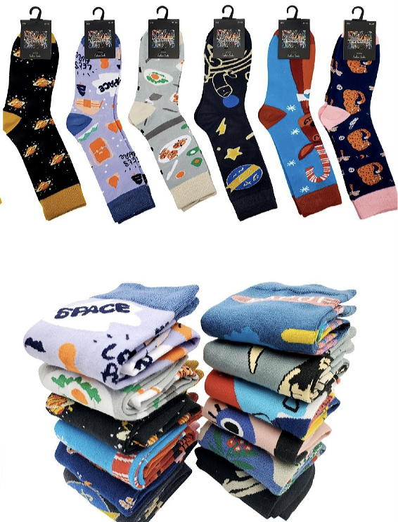 Pack de 12 Calcetines con Diseño Exclusivo ¡El regalo perfecto!